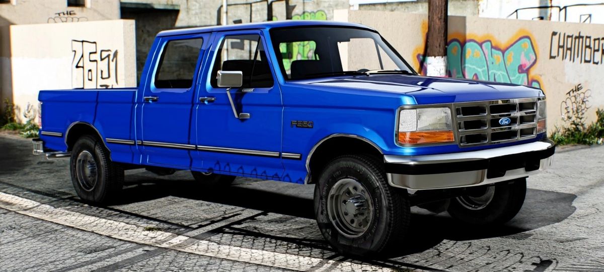 1997 Ford F350 Crewcab Stock Exotic Customs